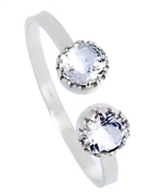 Ana Cavalheiro White Quartz Crystal Castle Cuff