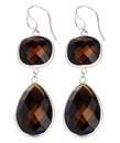 Andara Brown Dangling Candy Earrings