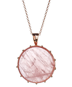 Argento Vivo Pink Fantasy Circle Necklace