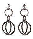 Argento Vivo Multi-loop Sparkle Earrings