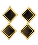Bita Pourtavoosi Metal Patchwork Earrings