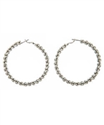 Blu Bijoux Woven Hoop Earrings