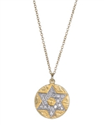 Jolie B. Ray Diamond Star of David Pendant Necklace