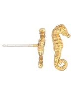 Catherine Weitzman Sea Horse Stud Earrings