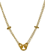 Cordova Double Strand Link Necklace