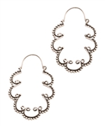 Dream Mullick Large Tropical Storm Silver Earrings