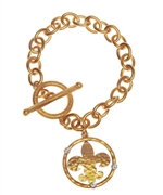 Evelyn Knight Fleur de Lys Bracelet