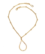 Evelyn Knight Teardrop Loop Necklace