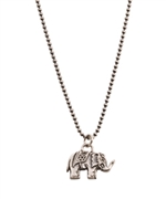 Dream Mullick Silver Faith Elephant Charm Necklace
