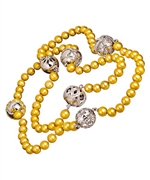 Ellen Himic Yellow Paja Pearl Necklace