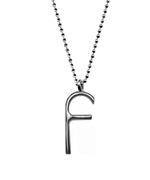 Ariel Gordon F Initial Pendant Necklace