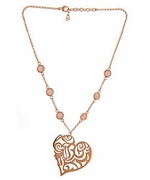 Gala Rose Gold Heart Necklace