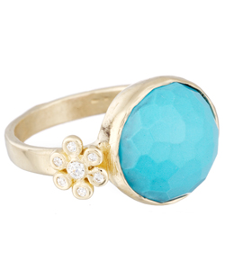 Lauren Sigman Gerber and Diamond Flower Ring