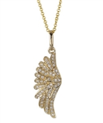 Majolie Gold Angel Wing Diamond Necklace