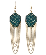 Holy Harlot Emerald Gem Earrings