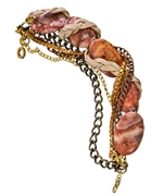 Holy Harlot Cream Jasper Twist Bracelet