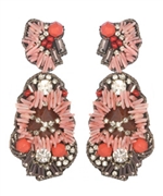 Suzanna Dai Coral Malé Drop Earrings