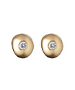 Indulgems Cubic Zirconia Pebble Post Earrings