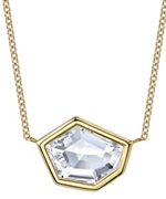 Janna Conner Cubist White Topaz Necklace