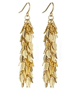 K. Amato Golden Leaf Earrings