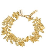 K. Amato Golden Leaves Bracelet