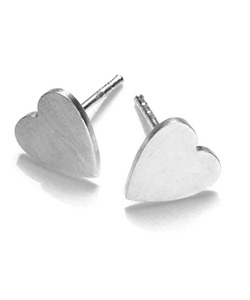 Arena CPH Lova Silver Heart Studs