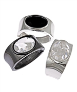 Blu Bijoux Stone Cuffs