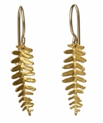 Catherine Weitzman Fern Frond Earrings