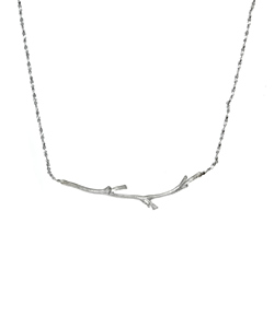 Catherine Weitzman Silver Branch Necklace