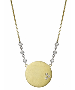 Meira T Diamond Accented Pendant Necklace
