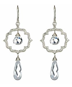 Sophia & Chloe Small Cubic Zirconia Kiss Earrings