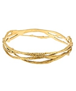 Sophia & Chloe Yellow Gold Home Bangle