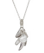 Urban Posh Sterling Silver Fleur Necklace