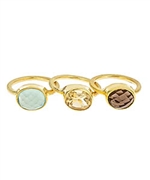 Urban Posh Forrest Stackable Ring Set