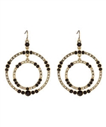 Blu Bijoux Onyx Nicole Earrings