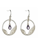 Urban Posh Petite Kailey Iolite Silver Earrings