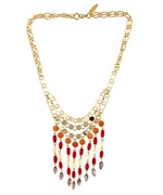 Wendy Mink Disc and Oval Necklace