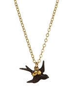 Catherine Weitzman Blackbird Necklace