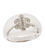Silver Fleur-de-Lis Ring