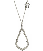 Sophia and Chloe Buddha’s Kiss Necklace in Silver