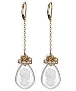 Sophia and Chloe Cameo Earrings