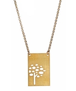 Carrie Saxl Autumn Tree Pendant Necklace