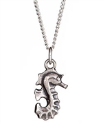 Femme Metale Tiny Seahorse Necklace