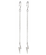 Femme Metale Swinging Zap Earrings