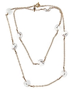 M. Flynn Crystal Link Necklace