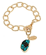 Dara Ettinger Fiona Turquoise Charm Bracelet