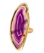 Dara Ettinger Sasha Geode Slice Ring