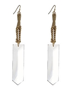 Ali NY Linear Crystal Earrings