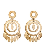 Argento Vivo Gold Vermeil Chandelier Earrings