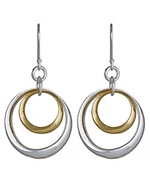 Argento Vivo Double Circled Earrings